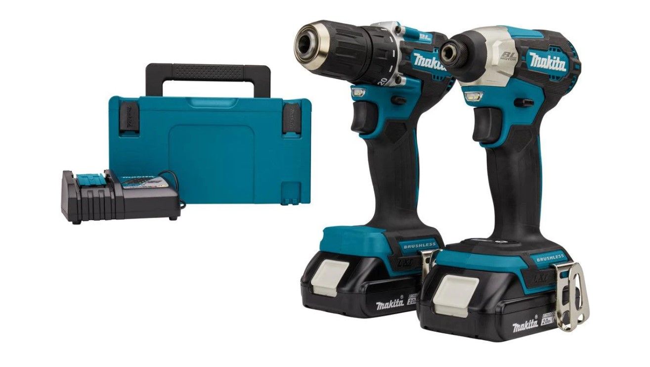 Įrankių rinkinys Makita DLX2423AJ (DDF487 + DTD157); 18 V; 2x2,0 Ah akum.