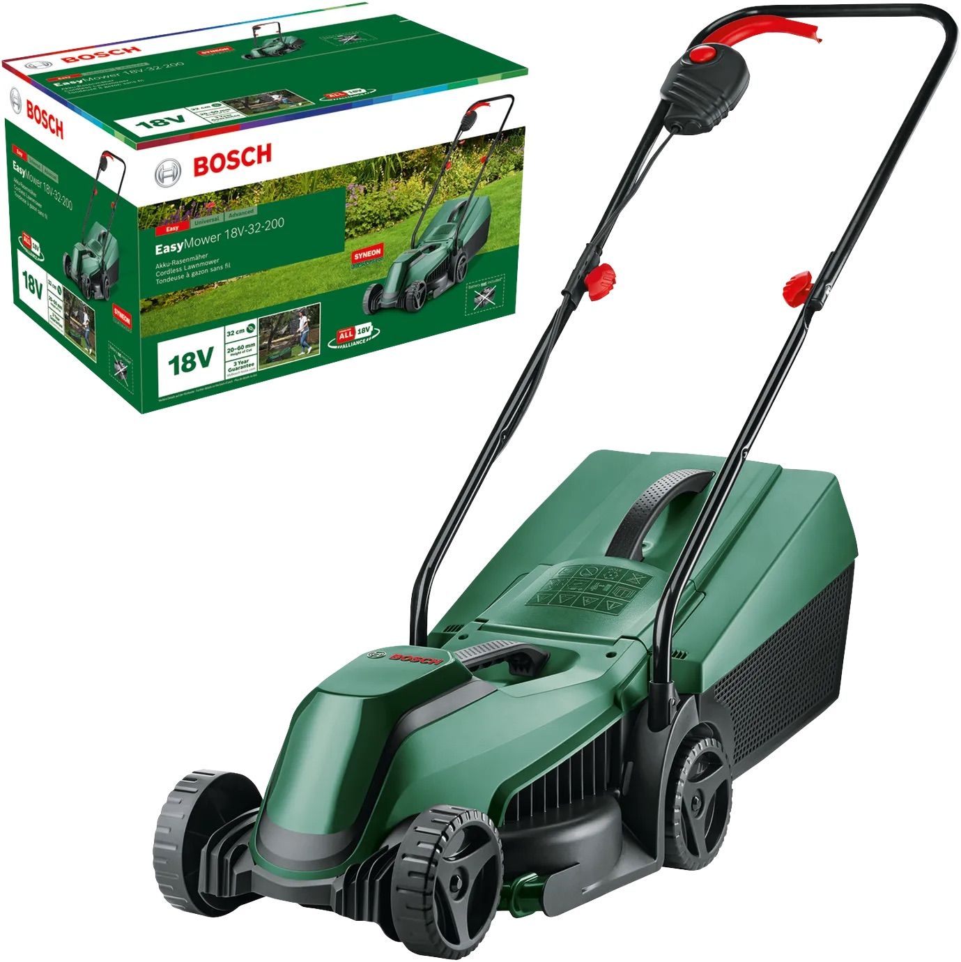 Vejapjovė Bosch Easy Mower 18V-32-200 solo; 18 V (be akumuliatoriaus ir pakrovėjo)