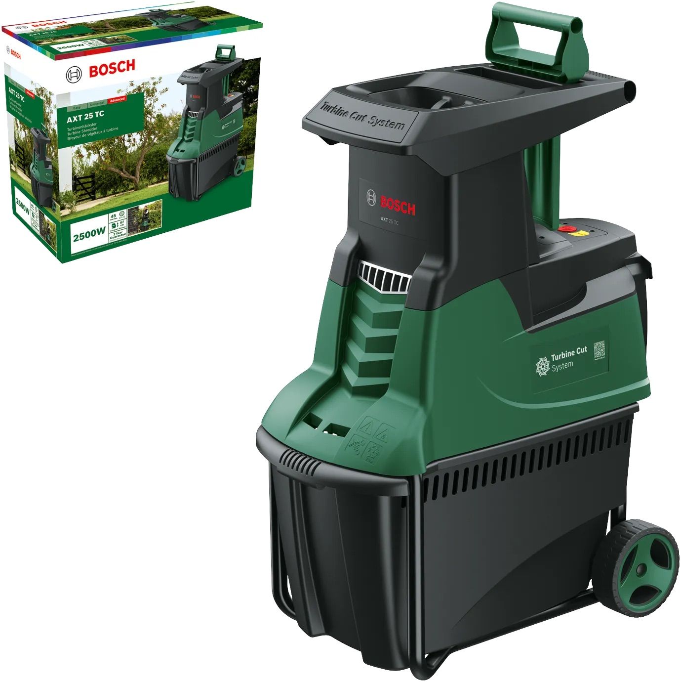 Šakų smulkintuvas Bosch AXT 25 TC; 2500 W