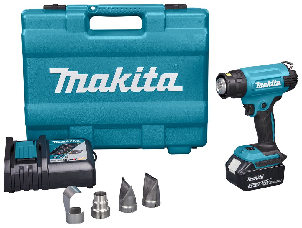 Orapūtė Makita DHG181RT; 18 V; 1x5,0 Ah akum.