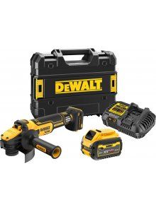Kampinis šlifuoklis DeWalt DCG409VST1-QW; 18 V; 1x6,0 Ah akum.