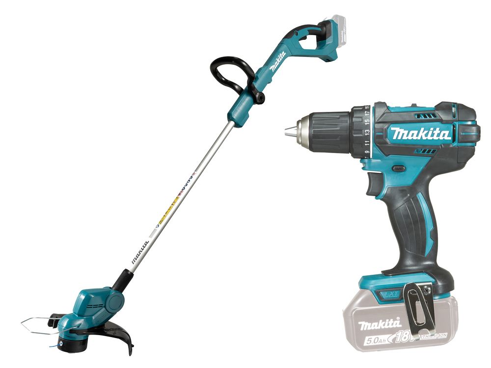 Įrankių rinkinys Makita DLX2489 (DDF482+DUR193); 18 V; 1x3,0 Ah akum.