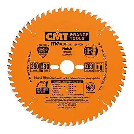 Pjovimo diskas medienai CMT 272; 250x2,4x30; Z60; 15° 