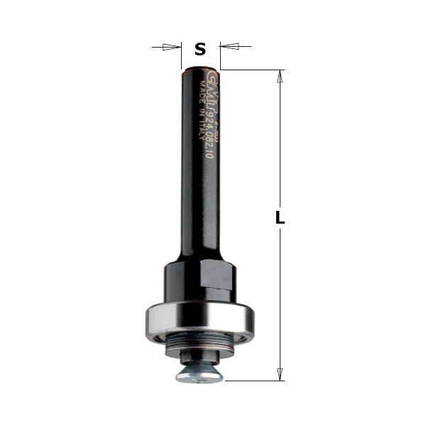 Frezos kotas CMT 824.122.00; S=1/2''; L=61 mm; su guoliu