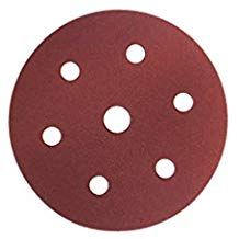 Šlif. popierius eksc. šlifuokliui Virutex; 225 mm; P24; 10 vnt.