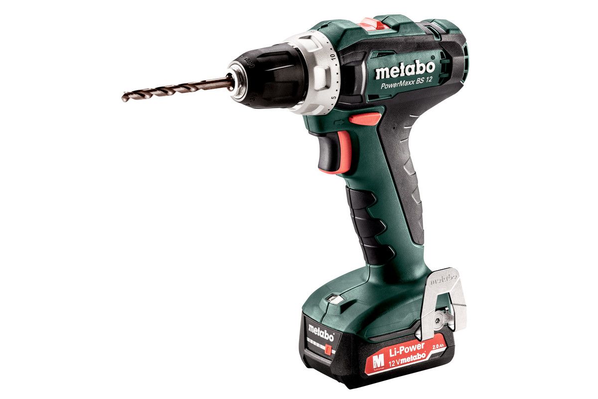 Suktuvas-gręžtuvas Metabo PowerMaxx BS; 12 V; 2x2,0 Ah akum.