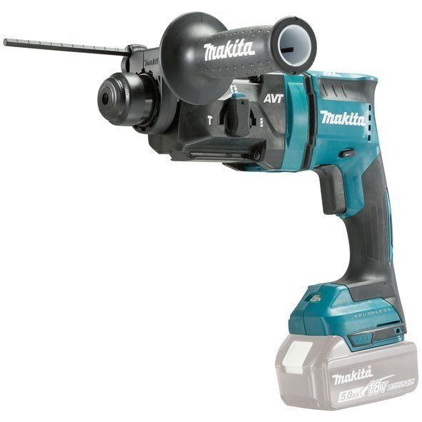 Perforatorius Makita DHR182Z; 18 V; SDS-Plus; 1,7 J (Be akumuliatoriaus ir pakrovėjo)