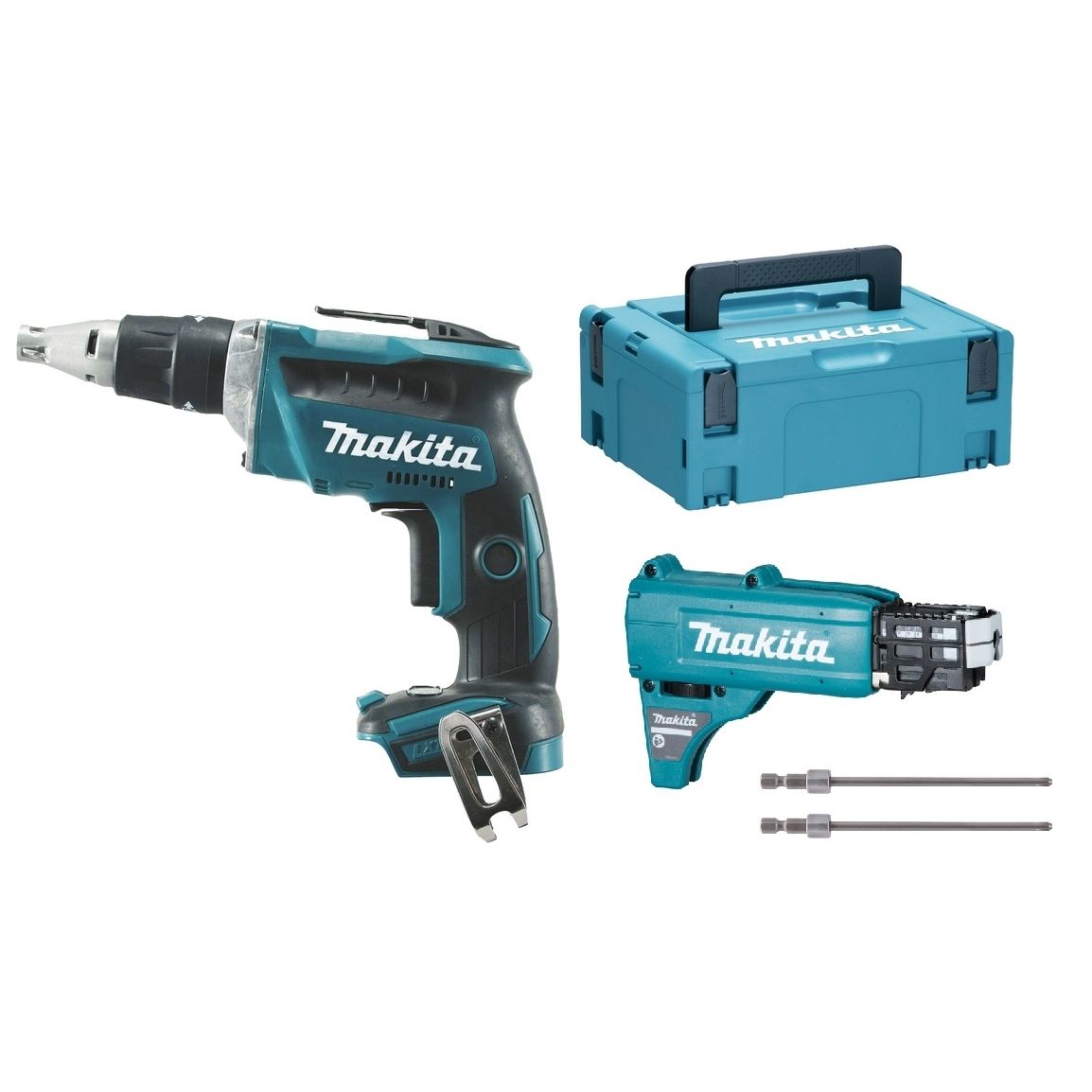Suktuvas Makita DFS452ZJX3; 18 V (Be akumuliatoriaus ir pakrovėjo)