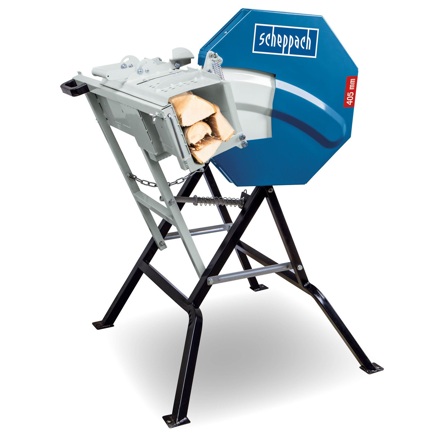 Diskinės malkų pjovimo staklės Scheppach HS410 