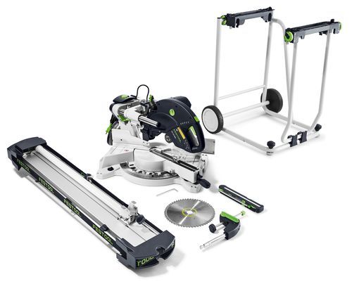 Skersinio pjovimo staklės Festool KS 120 REB-Set-UG KAPEX 