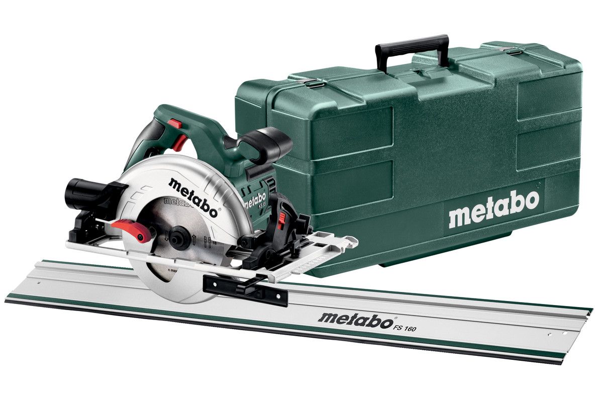 Diskinis pjūklas Metabo KS 55 FS + 1,6 m kreipiančioji liniuotė