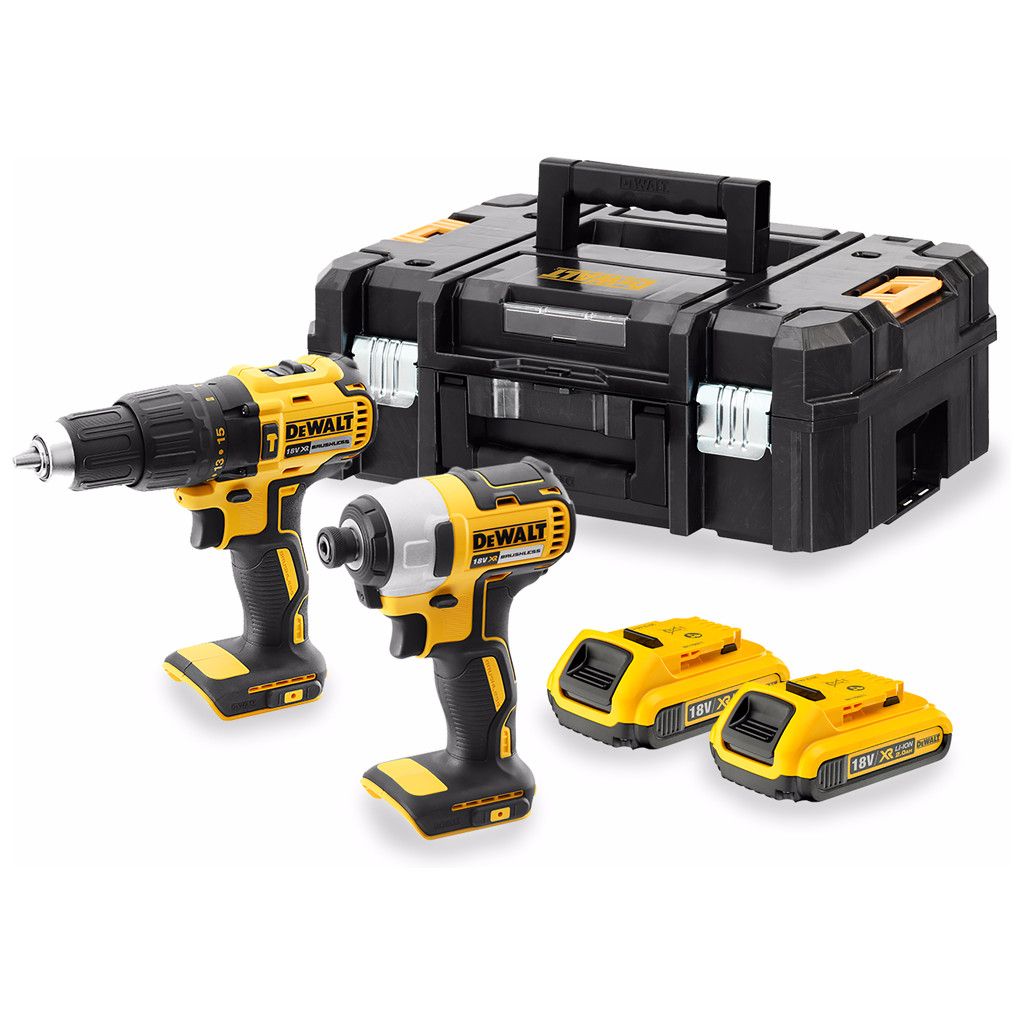 Įrankių rinkinys DeWalt (DCD778 + DCF787); 18 V; 2x2,0 Ah akum.