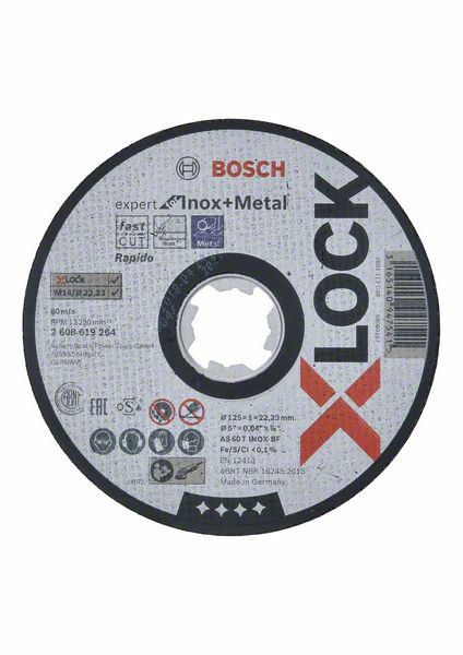 Šlifavimo diskas Bosch Expert Inox+Metal; Ø125x1,0 mm 