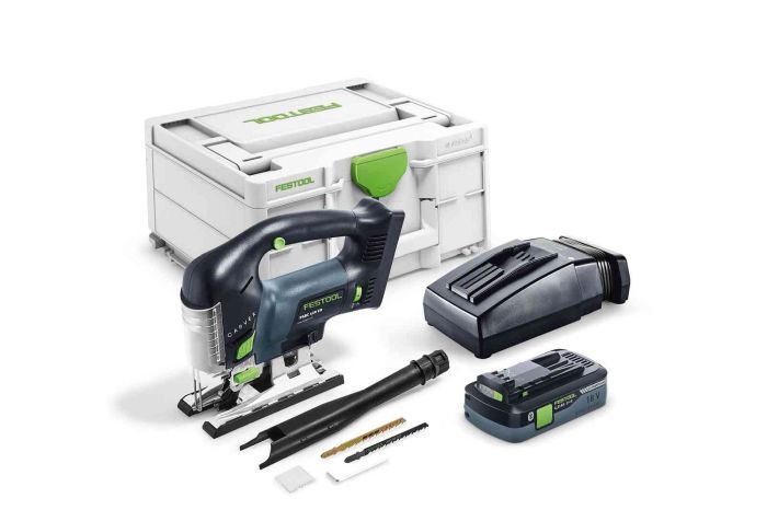 Akumuliatorinis siaurapjūklis Festool PSBC 420 HPC 4,0 EBI-Plus CARVEX; 18 V; 1x4,0 Ah akum.