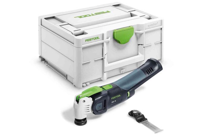 Daugiafunkcinis įrankis Festool OSC 18 E-Basic VECTURO; 18 V (be akumuliatoriaus ir...