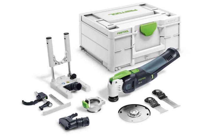Daugiafunkcinis įrankis Festool OSC 18 E-Basic-Set VECTURO; 18 V (be akumuliatoriaus ir...