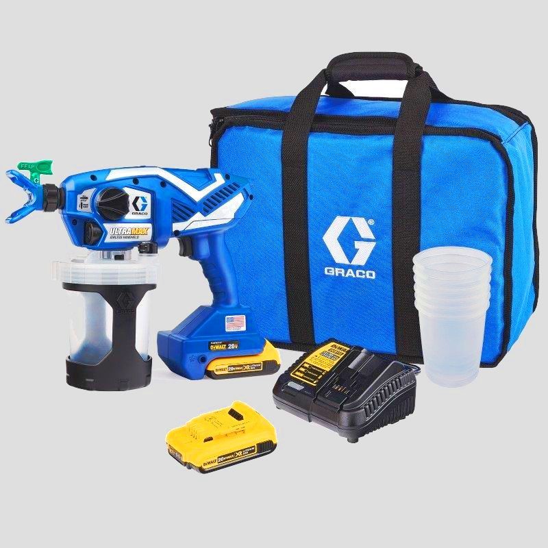 Akumuliatorinis beorio dažymo aparatas Graco UltraMAX; 18 V; 2x2,0 Ah akum.