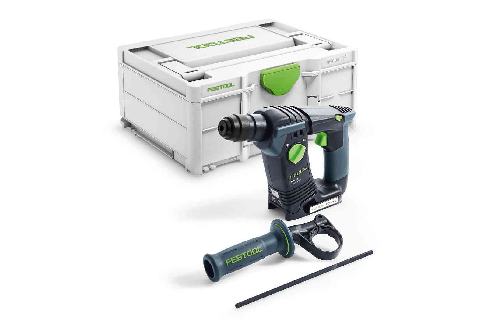 Akum. perforatorius Festool BHC 18-Basic; 1,8 J; SDS-plus (be akumuliatoriaus ir...
