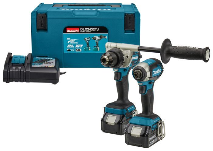 Įrankių rinkinys Makita DLX2432TJ (DDF486 + DTD153); 18 V; 2x5,0 Ah akum.