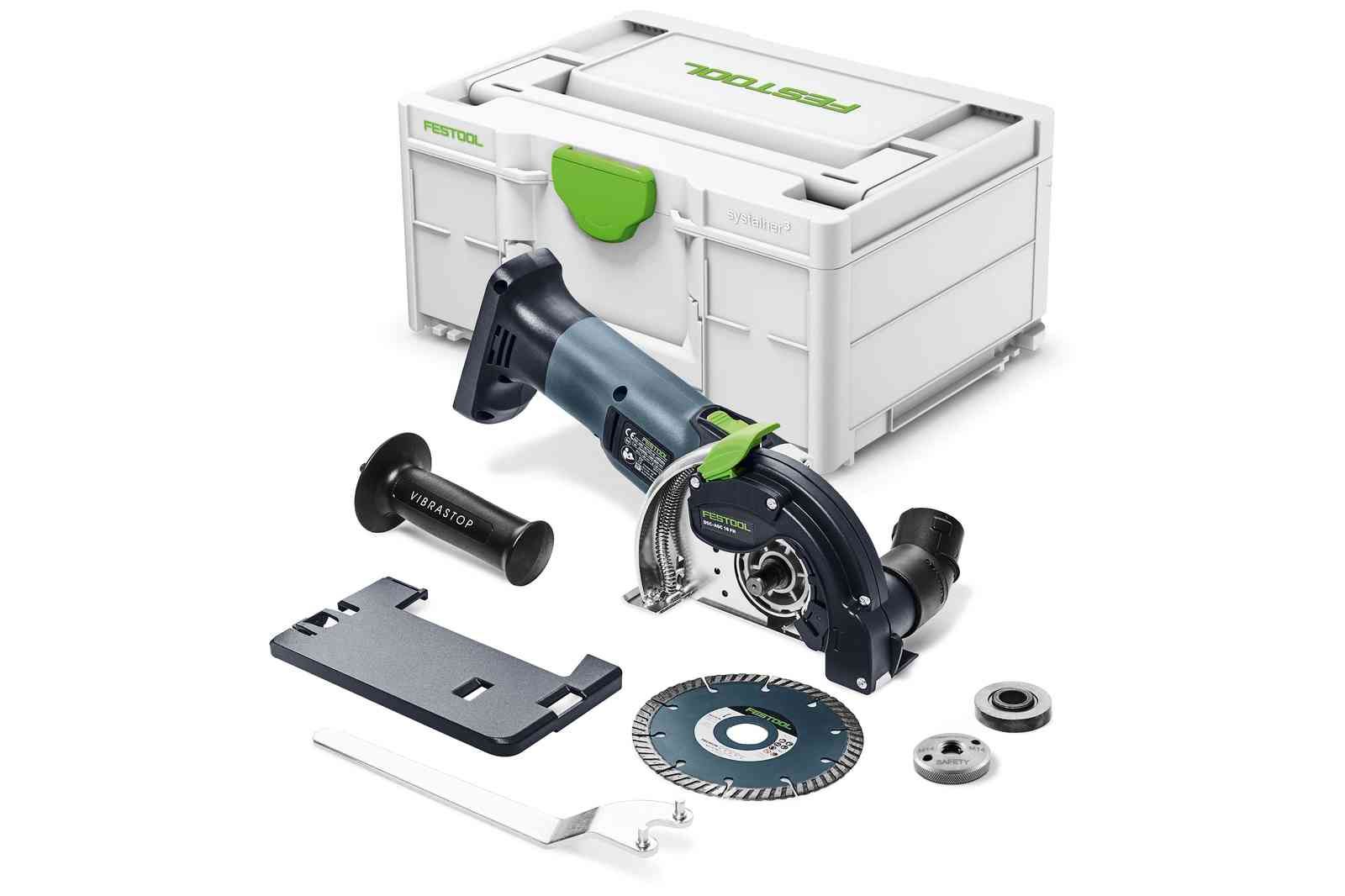 Mūro freza-vagapjovė Festool DSC-AGC 18-125 FH EB-Basic; 18 V (be akumuliatoriaus ir...
