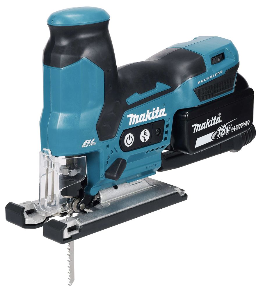 Akumuliatorinis siaurapjūklis Makita DJV185Z; 18 V (be akumuliatoriaus ir pakrovėjo)