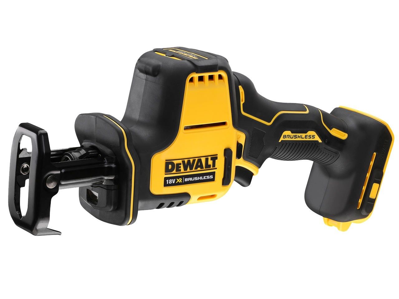 Akumuliatorinis tiesinis pjūklas Dewalt DCS369N-XJ; 18 V XR (be akumuliatoriaus ir pakrovėjo)