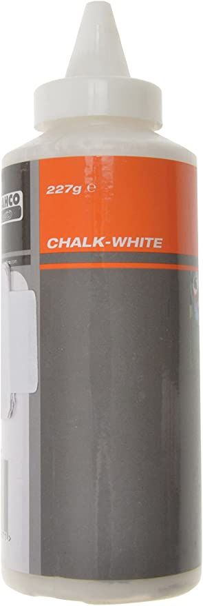 Pakeitimo kreida matavimo virvei-žymekliui Bahco CHALK-WHITE; 227 g