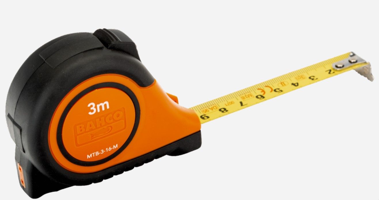 Matavimo juosta Bahco MTB-3-16; 3 m