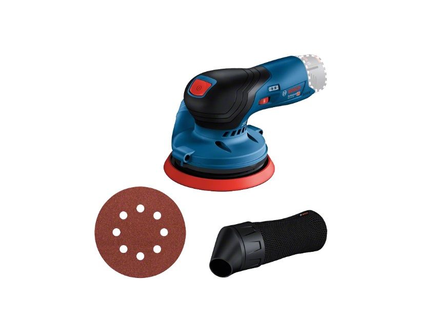 Ekscentrinis šlifuoklis Bosch GEX 12V-125 Professional; 12 V (be akumuliatoriaus ir pakrovėjo)