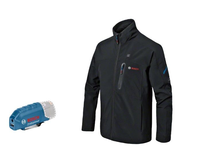 Šildoma striukė Bosch GHJ 12; S; 18 V + usb adapteris GAA 12V-21 (be akumuliatoriaus ir pakrovėjo)
