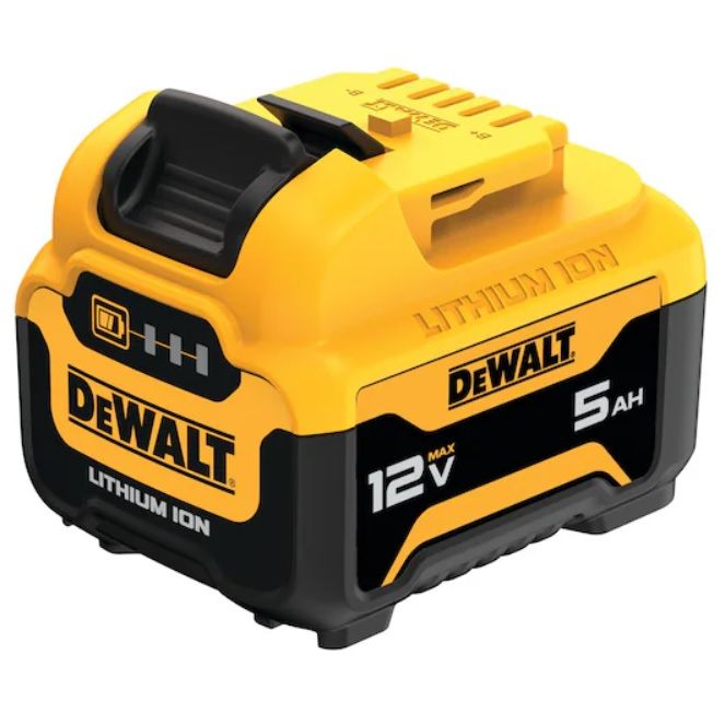 Akumuliatorius DeWalt DCB126-XJ; 12 V; 5,0 Ah; Li-ion