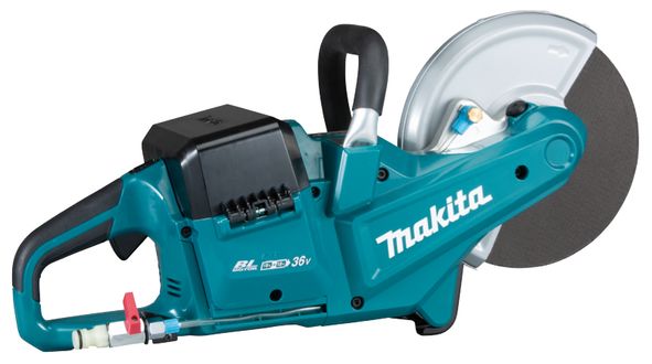 Akumuliatorinis diskinis pjūklas Makita DCE090T2X1; 2x18 V; 2x5,0 Ah akum.