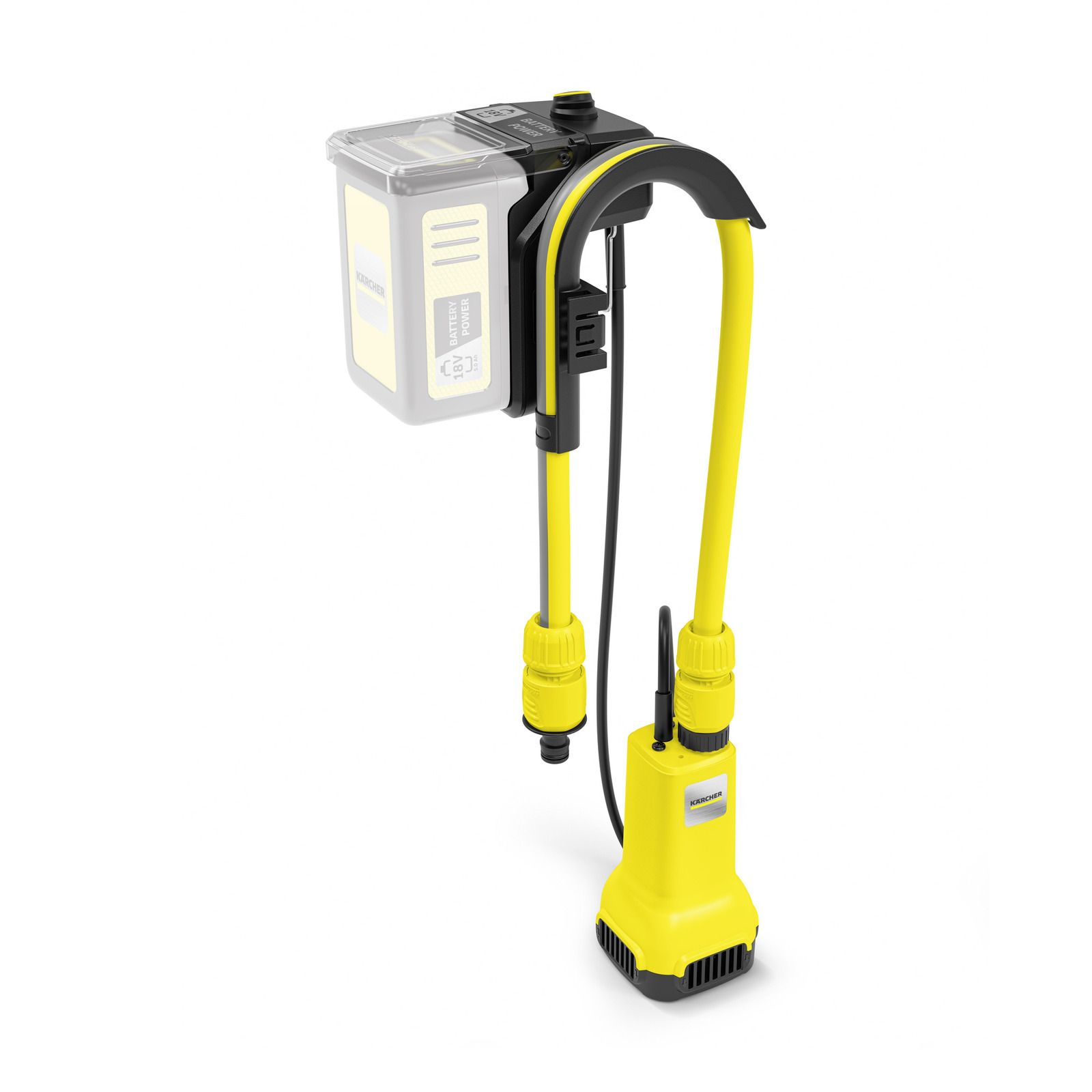 Vandens siurblys Karcher BP 2.000-18 Barrel; 18 V (be akumuliatoriaus ir pakrovėjo)