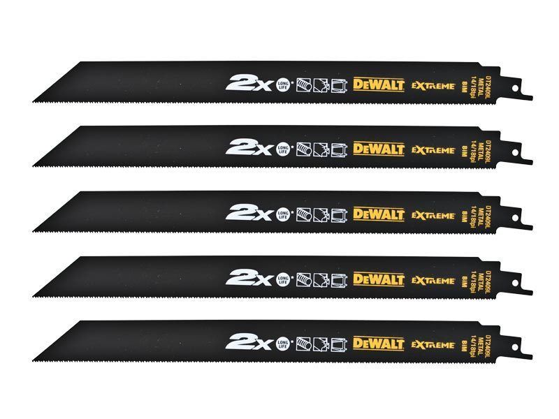 Tiesinio pjūklo pjūkleliai DeWalt DT2409L-QZ; 5 vnt.