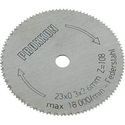 Pjovimo diskas Proxxon; 23x0,3x2,6 mm; Z108 