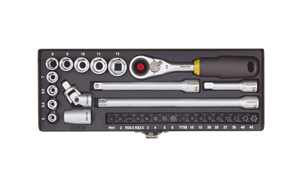 Įrankių komplektas Proxxon; 1/4'' ; 32 vnt.