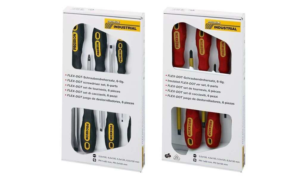Atsuktuvų rinkinys Proxxon FLEX-DOT; PH-SL; 6 vnt.