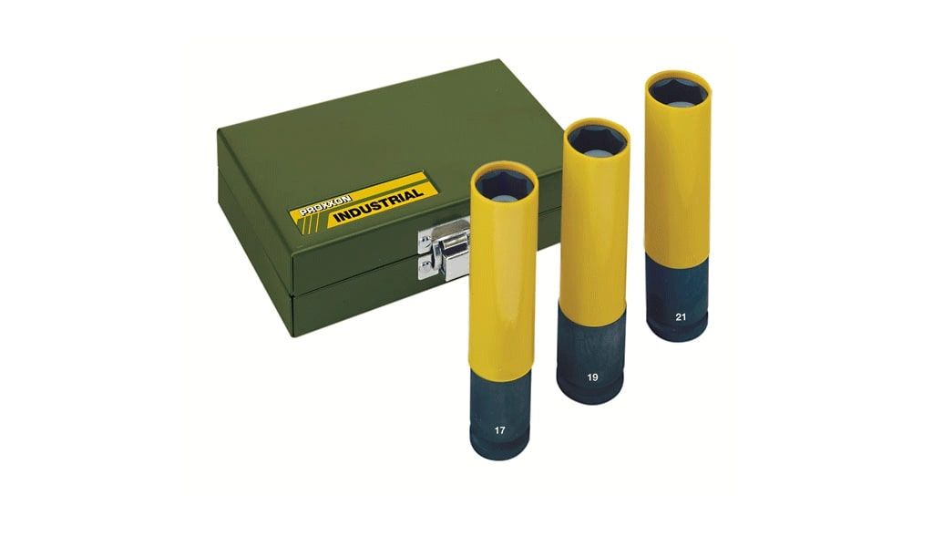 Smūginių sukimo galvų komplektas Proxxon; 1/2''; 130 mm; 3 vnt.