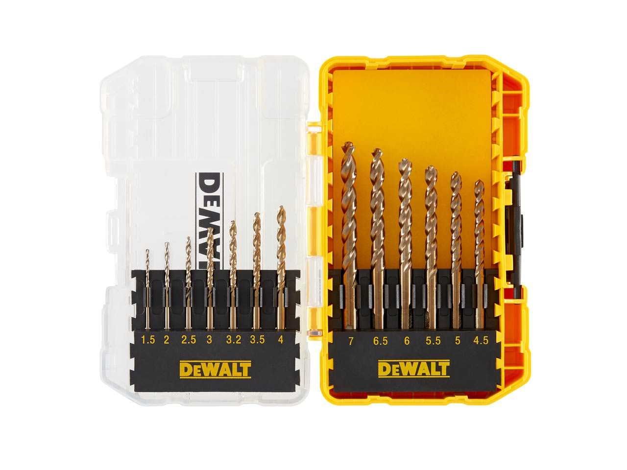 Grąžtų komplektas metalui DeWalt Extreme DT70710-QZ; 1,5-7 mm; 13 vnt.