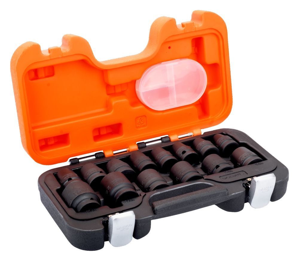 Smūginių sukimo galvučių komplektas Bahco D/S14; 1/2''; 14 vnt.