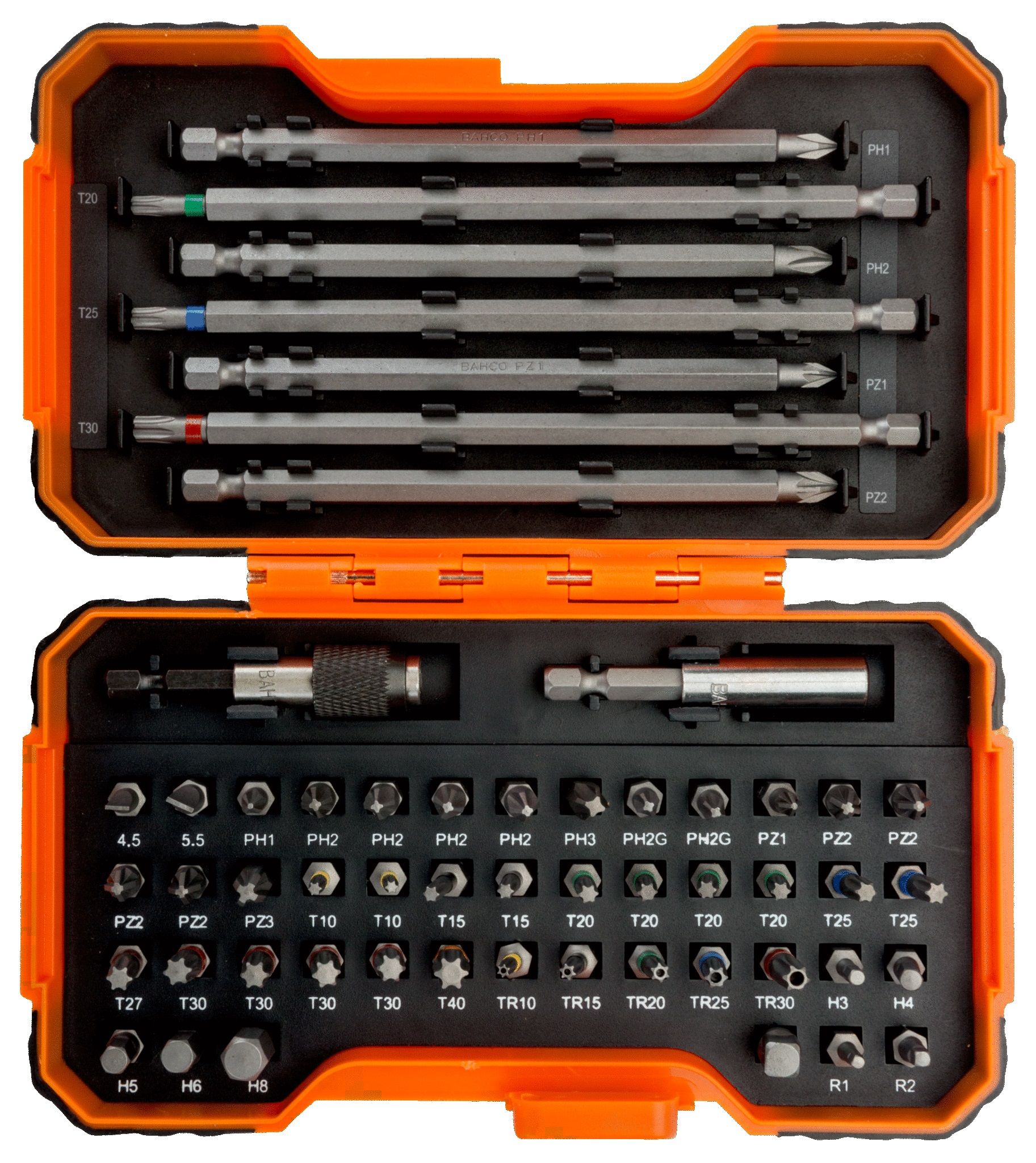 Sukimo antgalių komplektas Bahco 59/S54BC; 54 vnt.