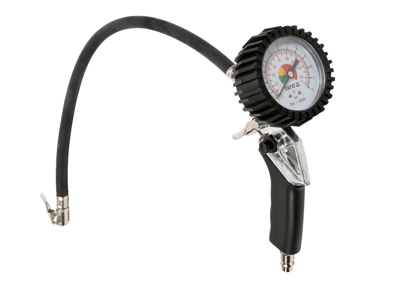 Padangų pūtimo pistoletas su manometru Yato YT-2370 
