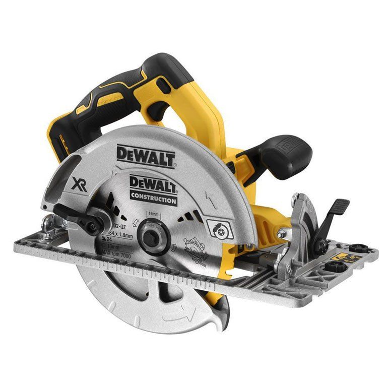 Akumuliatorinis diskinis pjūklas DeWalt DCS572N-XJ; 18 V (be akumuliatoriaus ir pakrovėjo)