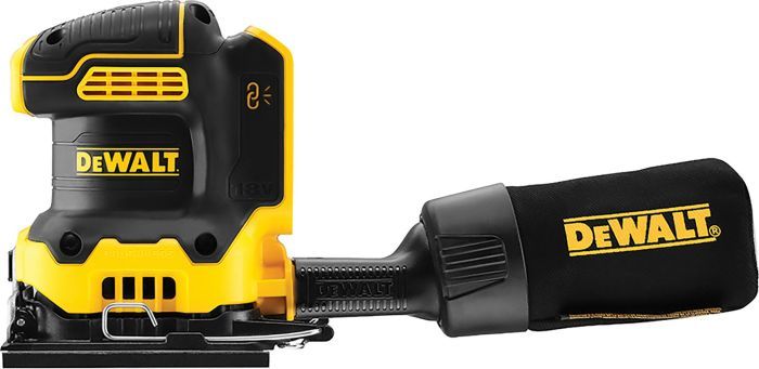 Plokštuminis šlifuoklis DeWalt DCW200N-XJ; 18 V (be akumuliatoriaus ir pakrovėjo)