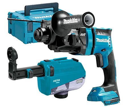 Perforatorius Makita DHR182ZWJ; 1,7 J; SDS-plus; 18 V (be akumuliatoriaus ir pakrovėjo)