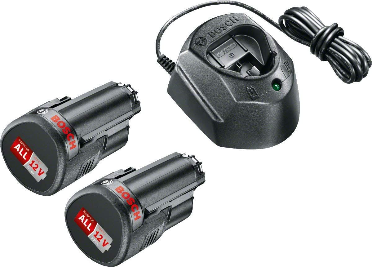 Akumuliatorius Bosch StarterSet PBA 12V; 12 V; 2x1,5 Ah + pakrovėjas&nbsp;GAL 1210 CV