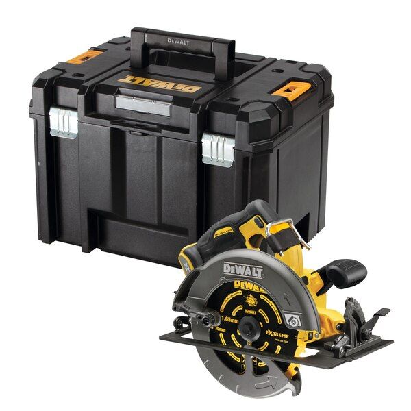 Akumuliatorinis diskinis pjūklas DeWalt FlexVolt DCS578NT-XJ; 54 V (be akumuliatoriaus ir pakrovėjo)