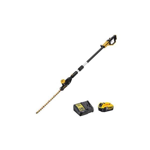 Aukštapjovė DeWalt DCMPH566P1-QW; 18 V; 1x5,0 Ah akum.