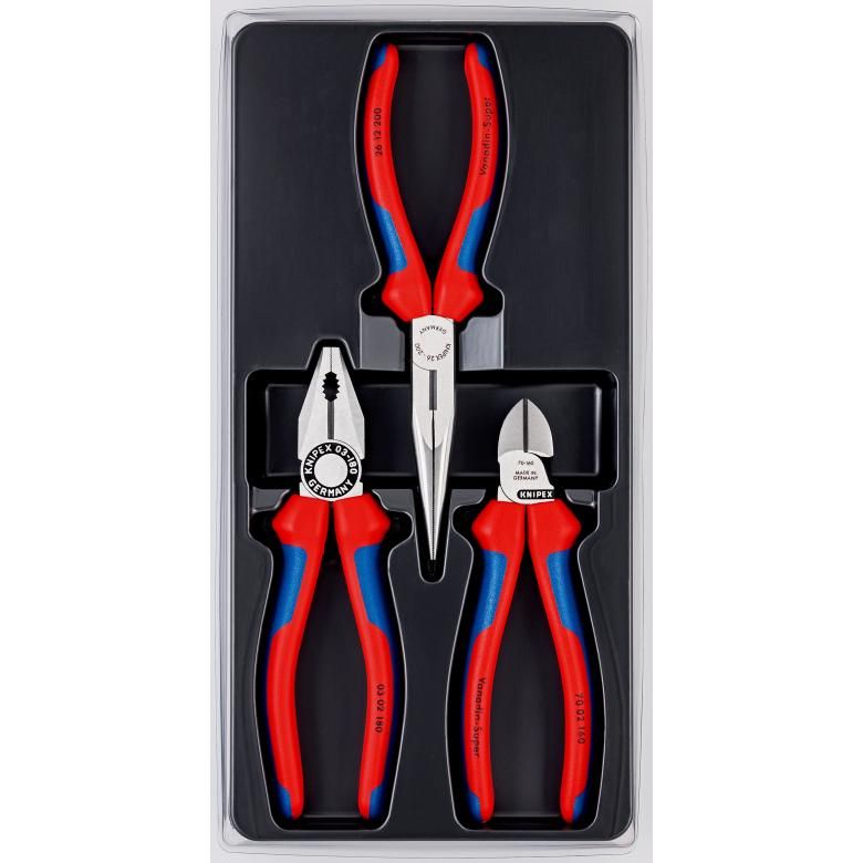 Replių komplektas Knipex 002011; 3 vnt.