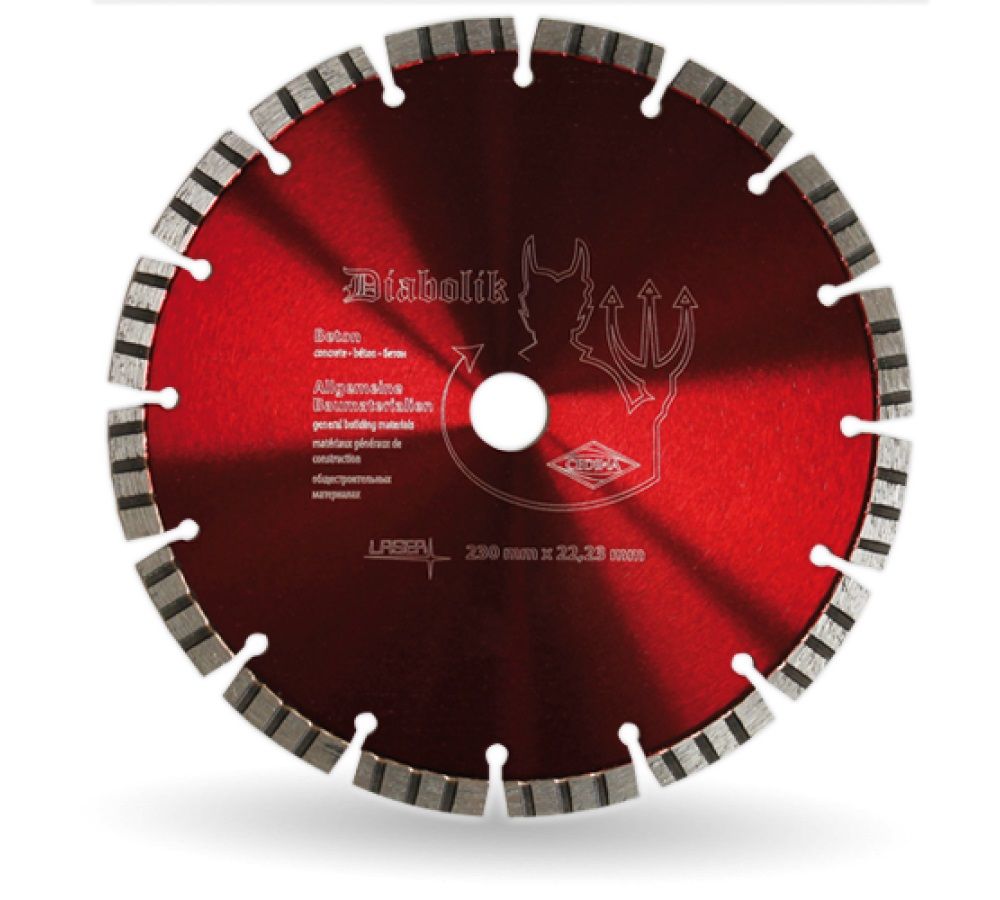 Deimantinis pjovimo diskas Cedima EC Diabolik; 350x25,4 mm 